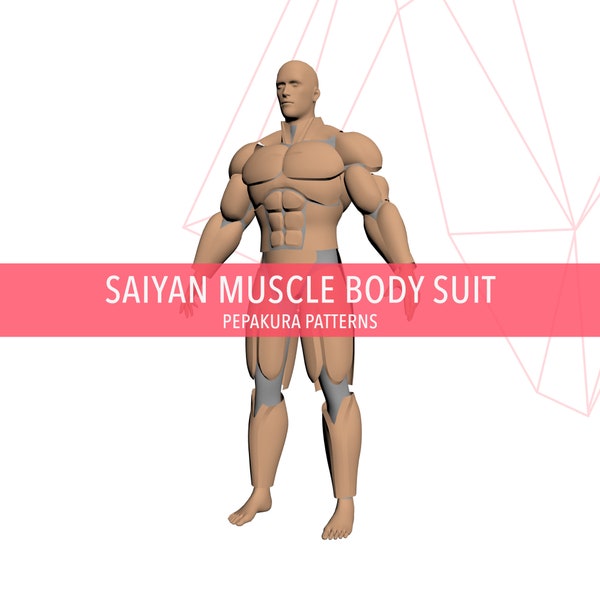 Muscle Suit - DIY Cosplay Pepakura Foam Template