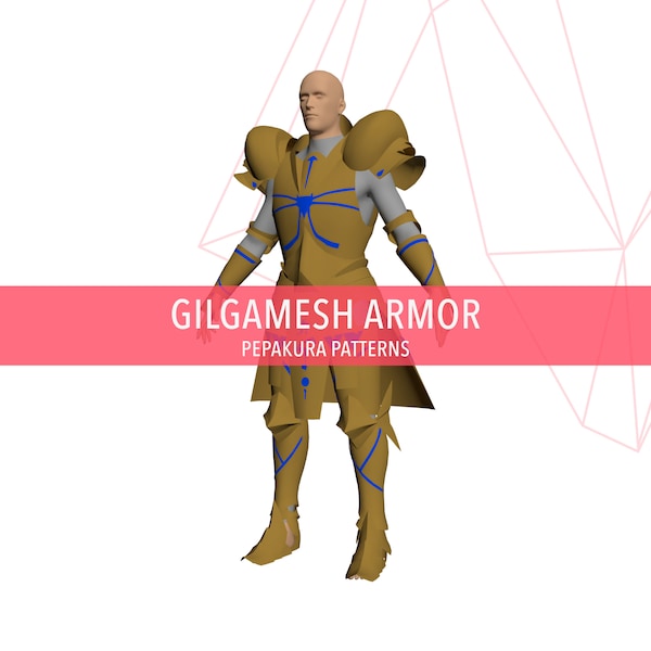 Gilgamesh Armor - DIY Cosplay Pepakura Foam Template