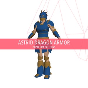 Astrid Armor - Cosplay Pepakura Foam Template