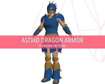 Astrid Armor - Cosplay Pepakura Foam Template