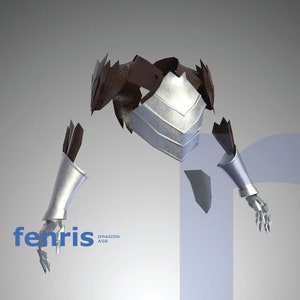 Fenris Inspired Armor - DIY Cosplay Pepakura Foam Template