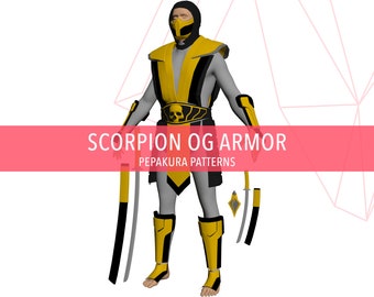 Scorpion - DIY Cosplay Pepakura Foam Template