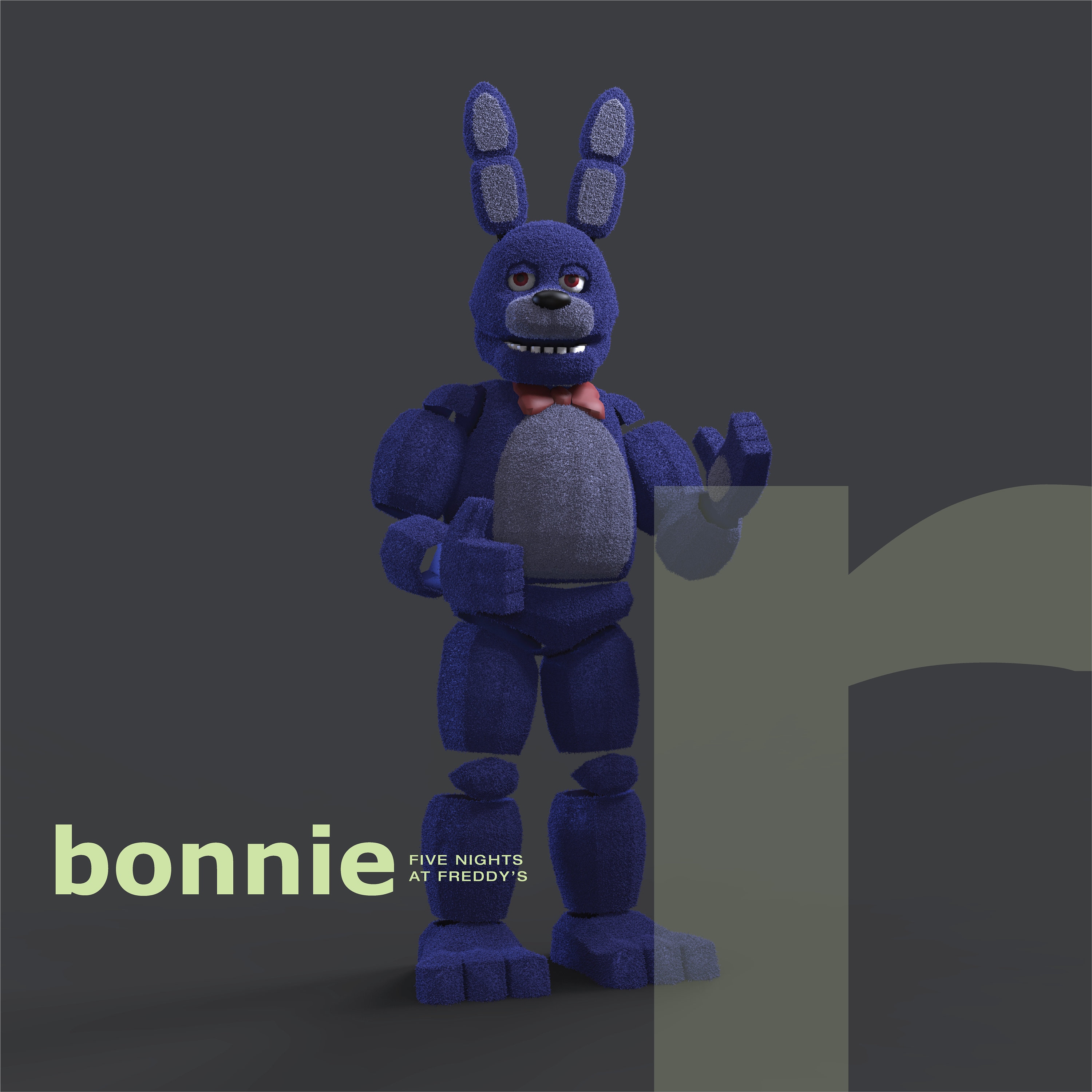 Bonnie Mask STL DIGITAL Download FNAF / Five Nights at Freddys 