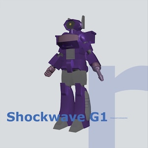 Shockwave G1 - DIY Cosplay Pepakura Foam Template