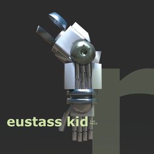Eustass Pirate Mech Arm - Modello in schiuma Pepakura Cosplay fai da te
