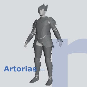 Knight Artorias - DIY Cosplay Pepakura Foam Templates
