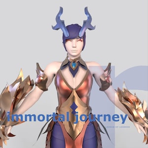 Shyv Immortal Journey - DIY Cosplay Pepakura Foam Template