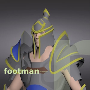 Footman Armor - DIY Cosplay Pepakura Foam Template