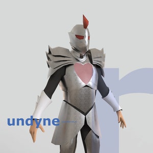 Undyne Armor - DIY Cosplay Pepakura Foam Template