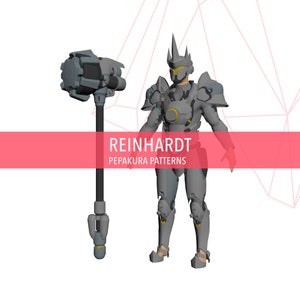 Reinhardt Rüstung - DIY Cosplay Pepakura Foam Template