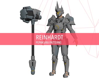 Reinhardt Armor - DIY Cosplay Pepakura Foam Template