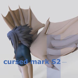 Ninja Cursed Mark Stage 2 - DIY Cosplay Pepakura Foam Template