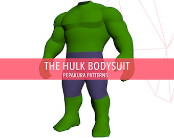The Hulk Muscle Body Suit - Cosplay Pepakura Foam Template