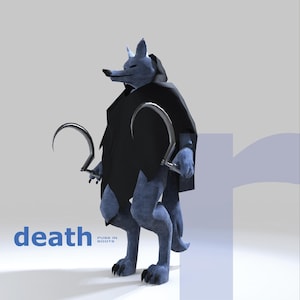 Death Costume - DIY Cosplay Pepakura Foam Template
