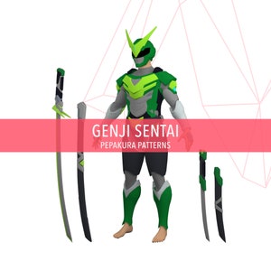 Genji Sentai - Cosplay Pepakura Foam Template