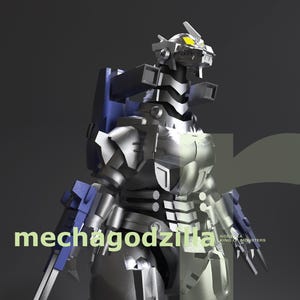 MechaGodzilla Inspired - DIY Cosplay Pepakura Foam Template