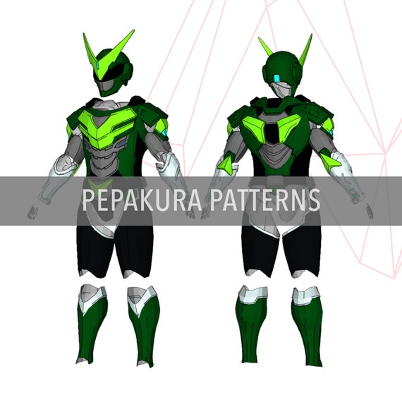 Genji Sentai - Cosplay Pepakura Foam Template - Etsy