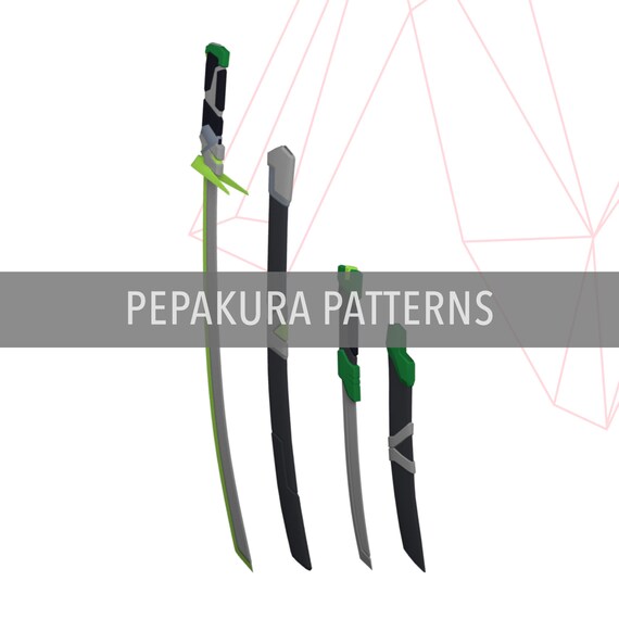 Genji Sentai - Cosplay Pepakura Foam Template - Etsy