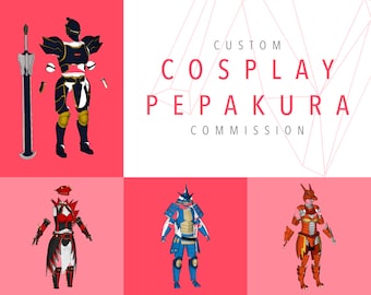 Custom DIY Cosplay Pepakura Template - DIGITAL