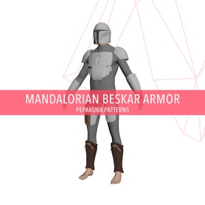 Mandalorian Beskar Armor - DIY Cosplay Pepakura Foam Template