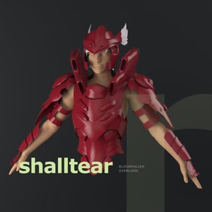 Shalltear Bloodfallen - Cosplay Pepakura Foam Template