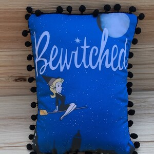 Bewitched Pillow, Handmade Classic TV Art Pillow (with Fluffy Stuffing)