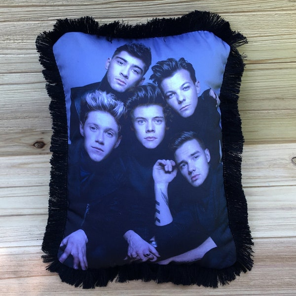 One Direction Pillow- Handmade Music Art Pillow (with Fluffy Stuffing)