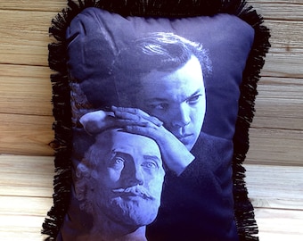 Orson Welles- Handmade Classic Movie Art Pillow (with Fluffy Stuffing)