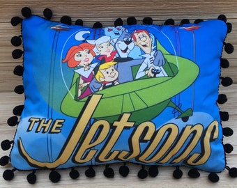 The Jetsons Pillow: Handmade Classic Cartoons Art Pillow (with Fluffy Stuffing)