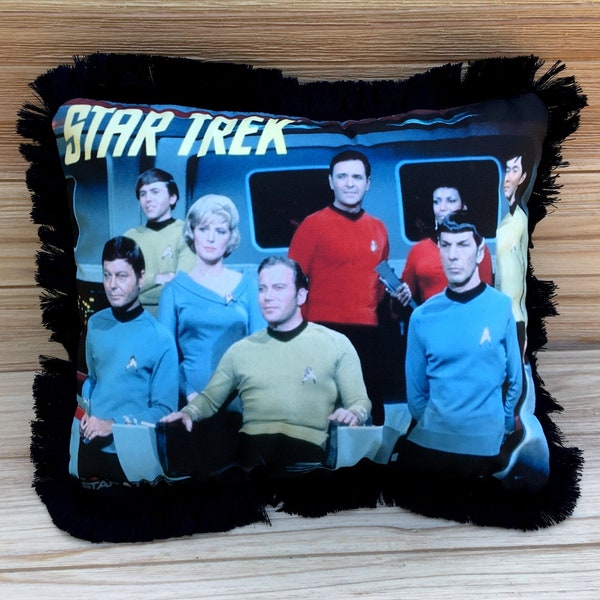 Star Trek- Handmade Classic TV Art Pillow (with Fluffy Stuffing)