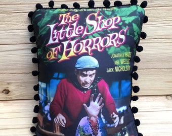 The Little Shop of Horrors Pillow- Handmade Classic Movie Art Pillow (with Fluffy Stuffing) Roger Corman