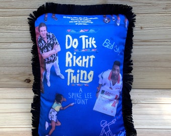 Do the Right Thing Pillow, Handmade Classic Movie Art Pillow (with Fluffy Stuffing) Spike Lee