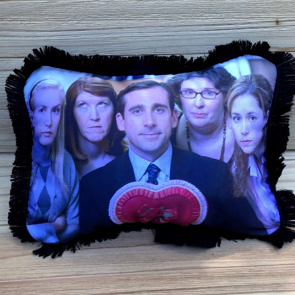 The Office Pillow - Handmade Classic TV Art Pillow (with Fluffy Stuffing) Steve Carell