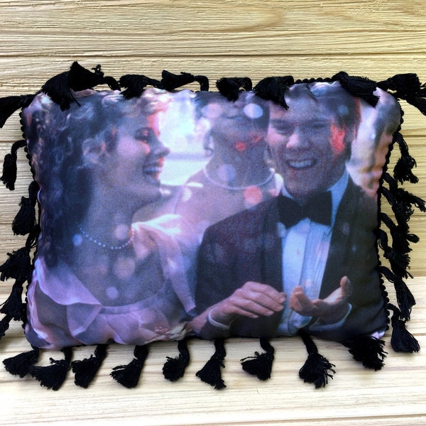 Footloose | Handmade Classic Movie Art Pillow (with Fluffy Stuffing) | Kevin Bacon