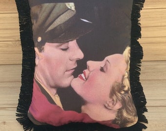 The Best Years of Our Lives- Handmade Classic Movie Art Pillow (with Fluffy Stuffing) |  Dana Andrews | Teresa Wright