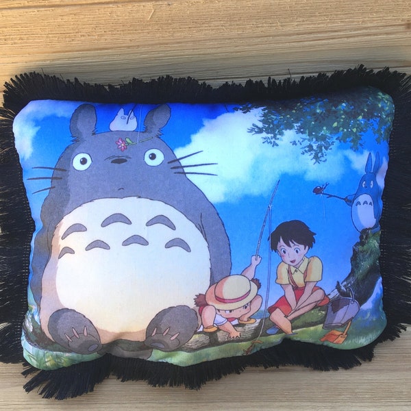 My Neighbor Totoro- Handmade Animation Art Pillow (with Fluffy Stuffing) | Totoro