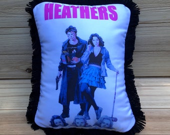 Heathers Pillow - Handmade Classic Movie Art Pillow (with Fluffy Stuffing) Winona Ryder