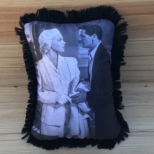 The Postman Always Rings Twice Pillow - Handmade Classic Movie Art Pillow (with Fluffy Stuffing), John Garfield, Lana Turner