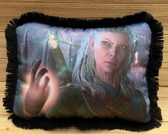 Baldur's Gate 3- Jaheira Handmade Animation Art Pillow (with Fluffy Stuffing) | Jaheira