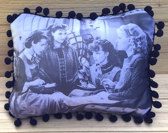 Little Women- Handmade Classic Movie Art Pillow (with Fluffy Stuffing) | Katharine Hepburn