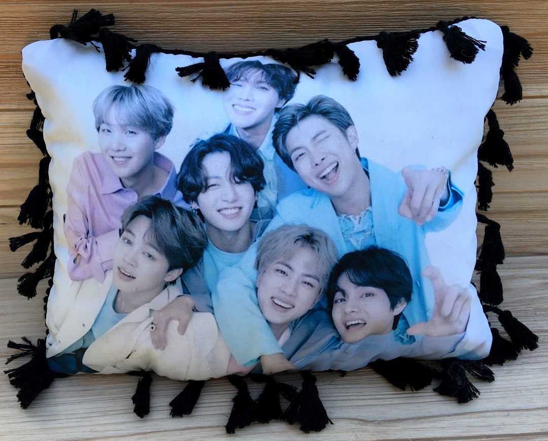 BTS Pillow Handmade Music Art Accent Pillow with Fluffy Stuffing Etsy