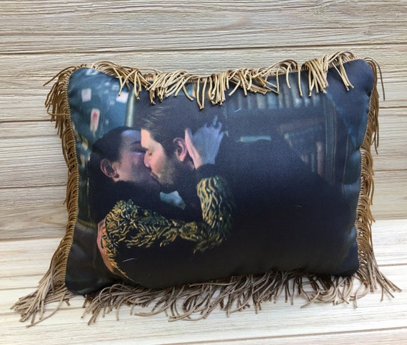 Shadow and Bone Pillow, Jessie Mei Li & Ben Barnes, Handmade TV Art Pillow  with Fluffy Stuffing 