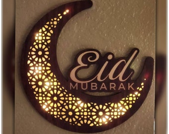 Eid Mubarak Moon decor