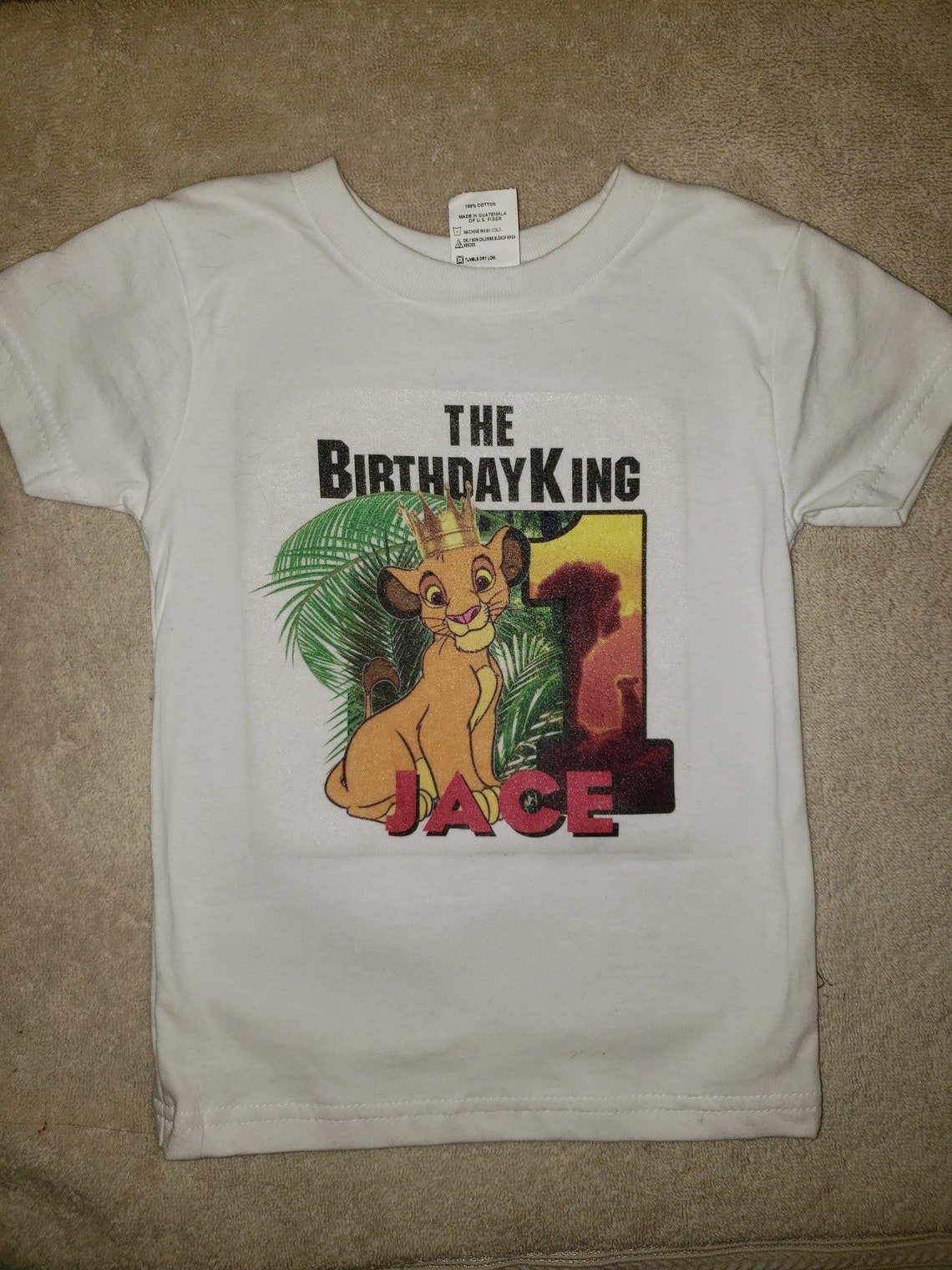 Custom Lion King kids Birthday tshirt | Etsy