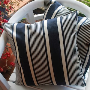 CUSHION COVER in Hamptons style cotton canvas