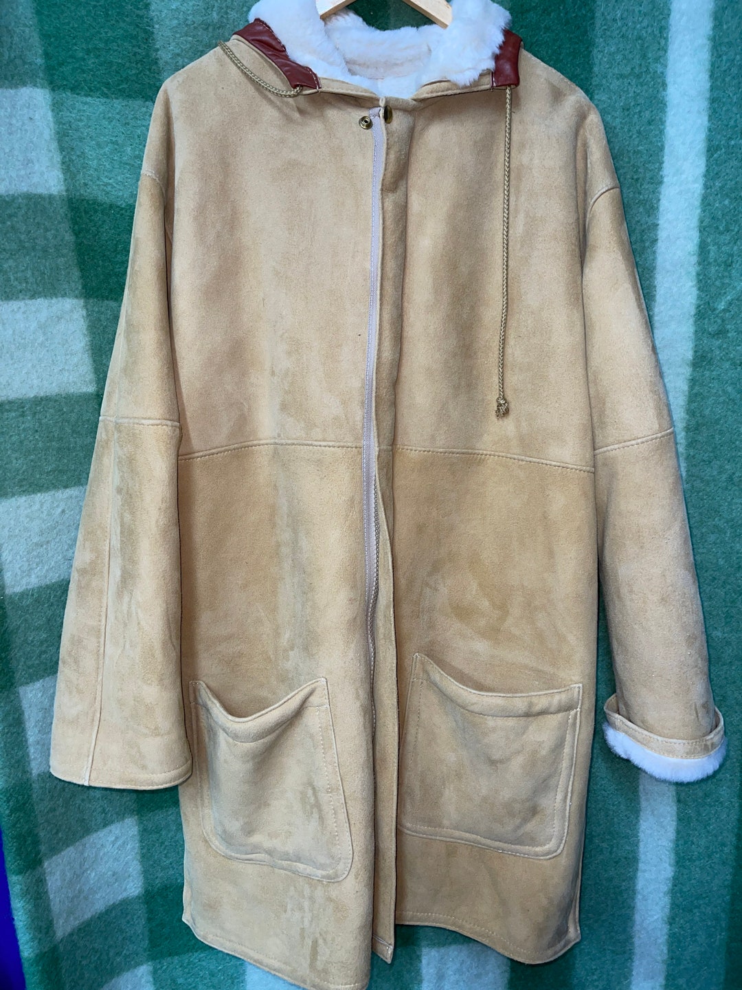 Vintage French Creek Sheep & Wool Co Light Tan Shearling Etsy