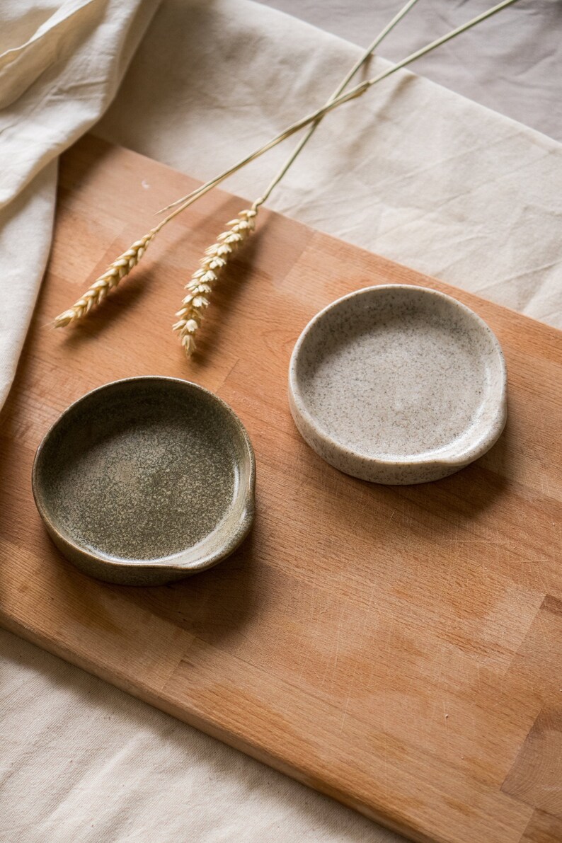 handmade ceramic spoon rest