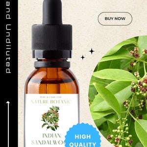 Certified Organic Indian Sandalwood - Pure Undiluted Essential Oil