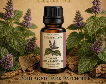 2010 Aged Artisan Made Dark Patchouli (Aged in Oak Barrels) - Pure Undiluted Essential Oil