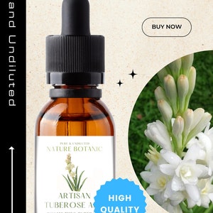 Rare Tiare Essential Oil, (Gardenia taitensis). 100% Pure and natural.